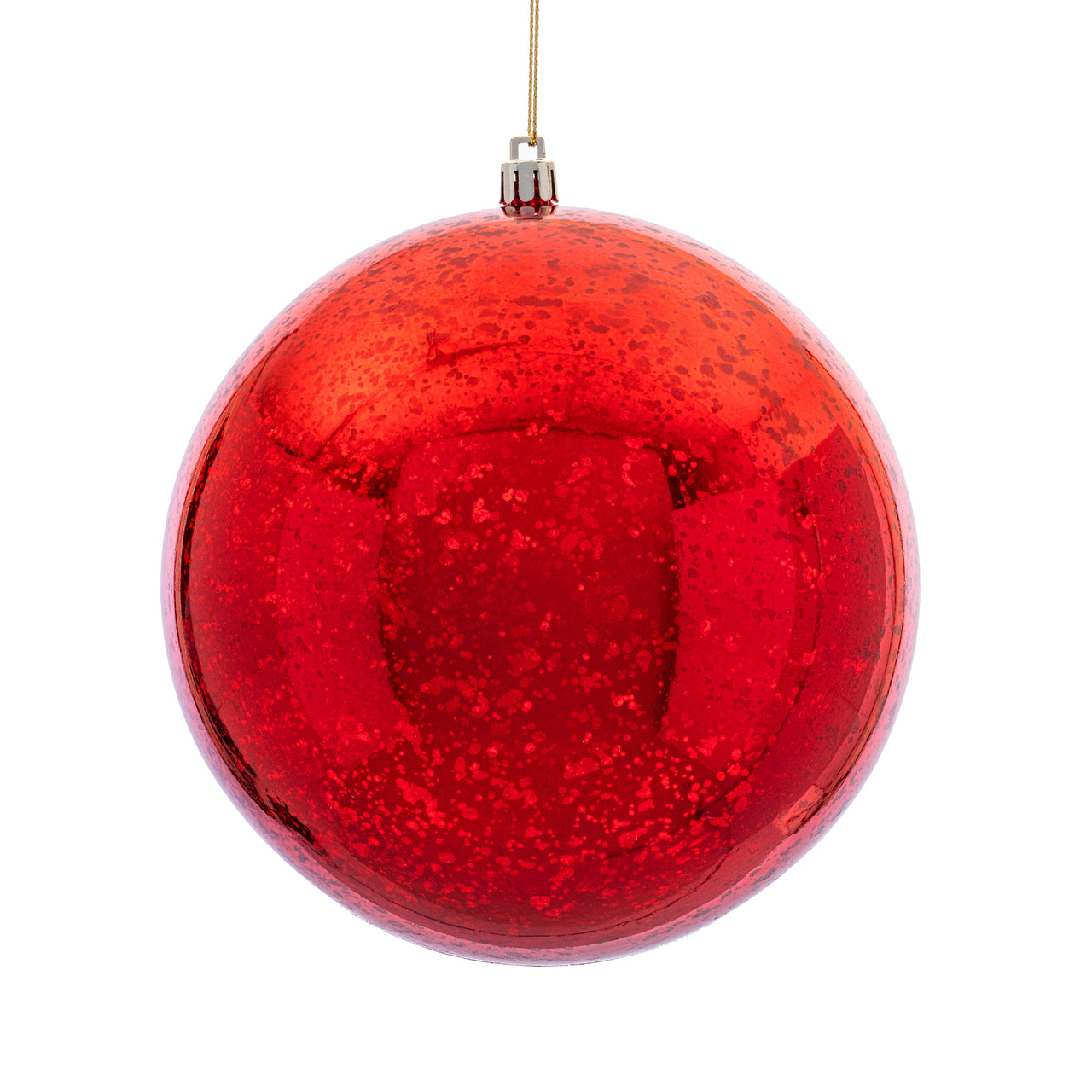 6" Red Shiny Mercury Ball