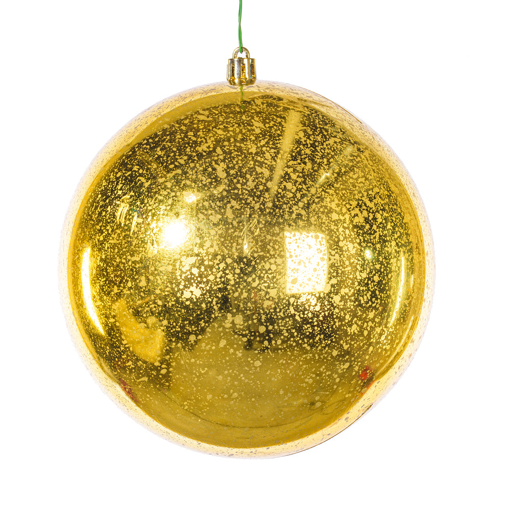 6" Gold Shiny Mercury Ball