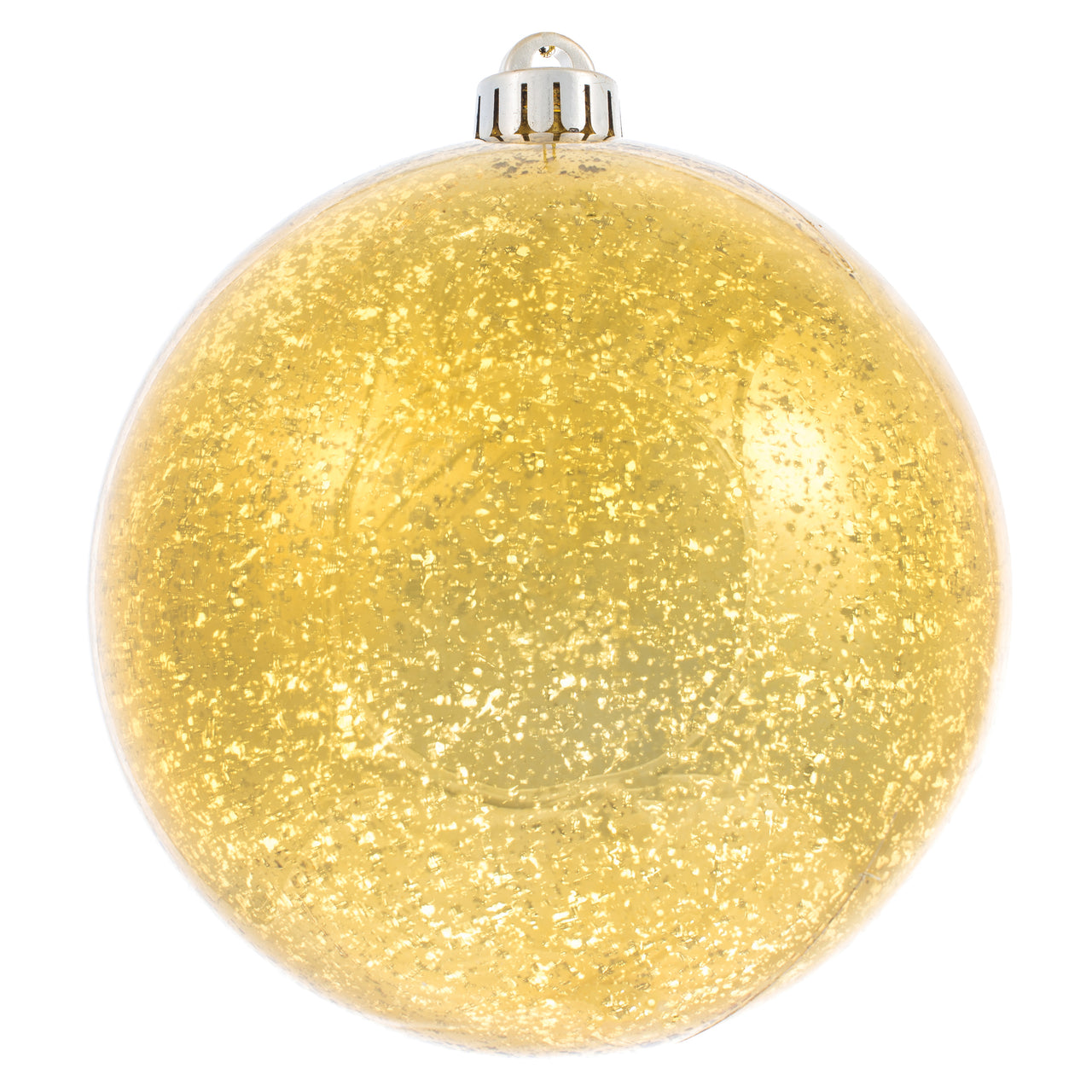 6" Honey Gold Shiny Mercury Ball