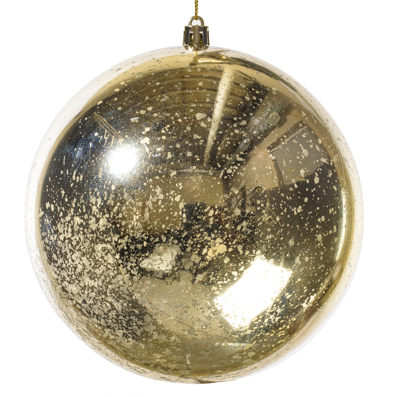 6" Champagne Shiny Mercury Ball