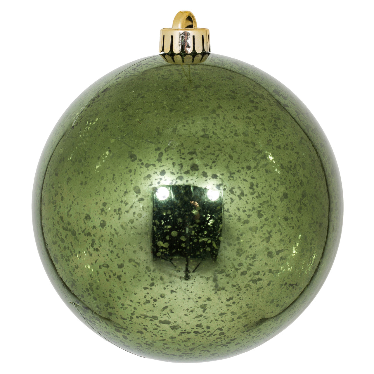 6" Moss Green Shiny Mercury Ball