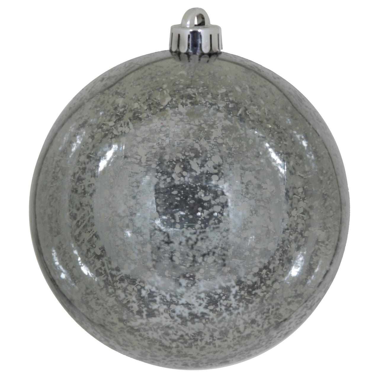 6" Pewter Shiny Mercury Ball