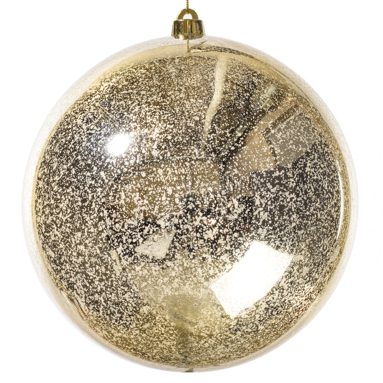 10" Champagne Shiny Mercury Ball