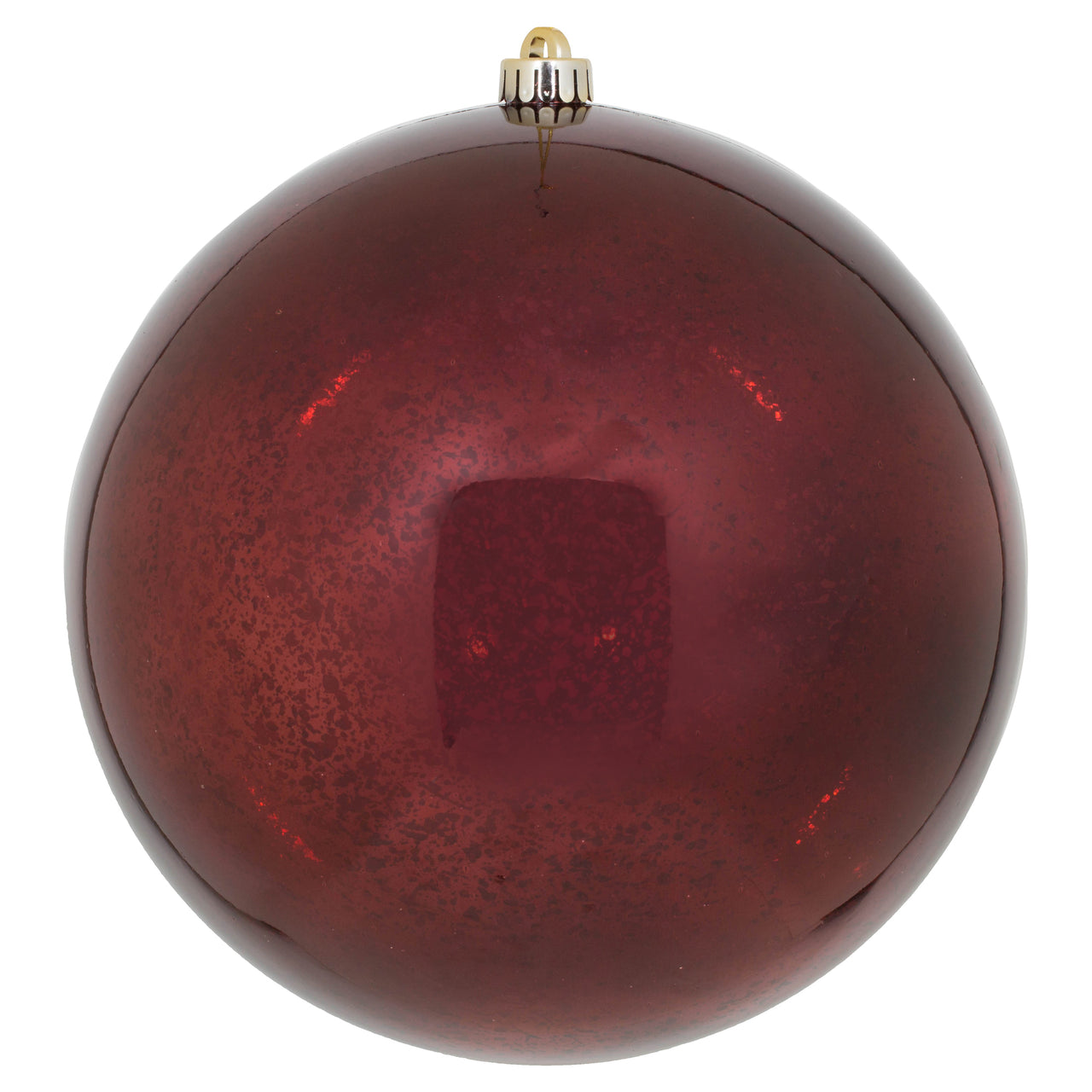 10" Burgundy Shiny Mercury Ball
