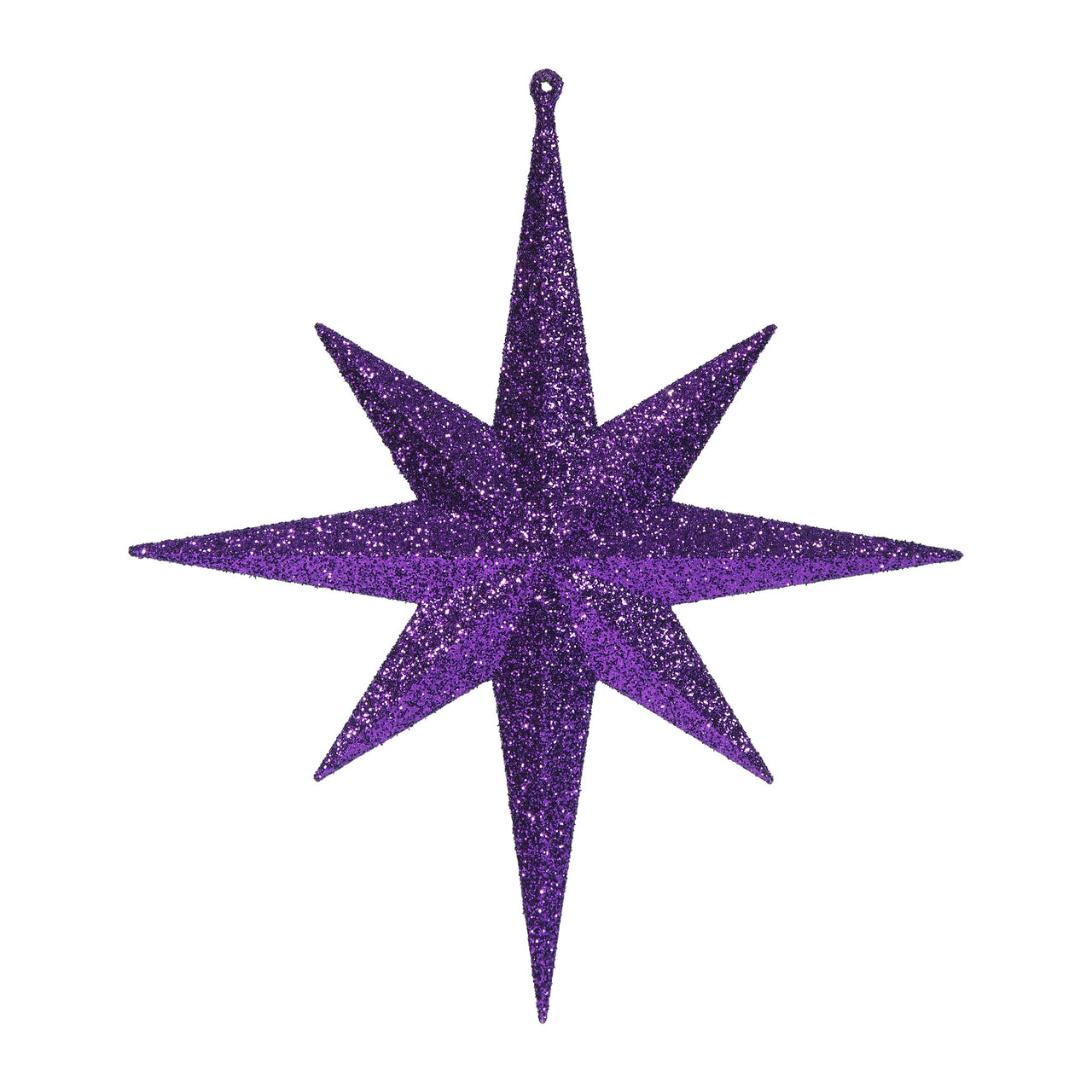12" Purple Glitter Bethlehem Star