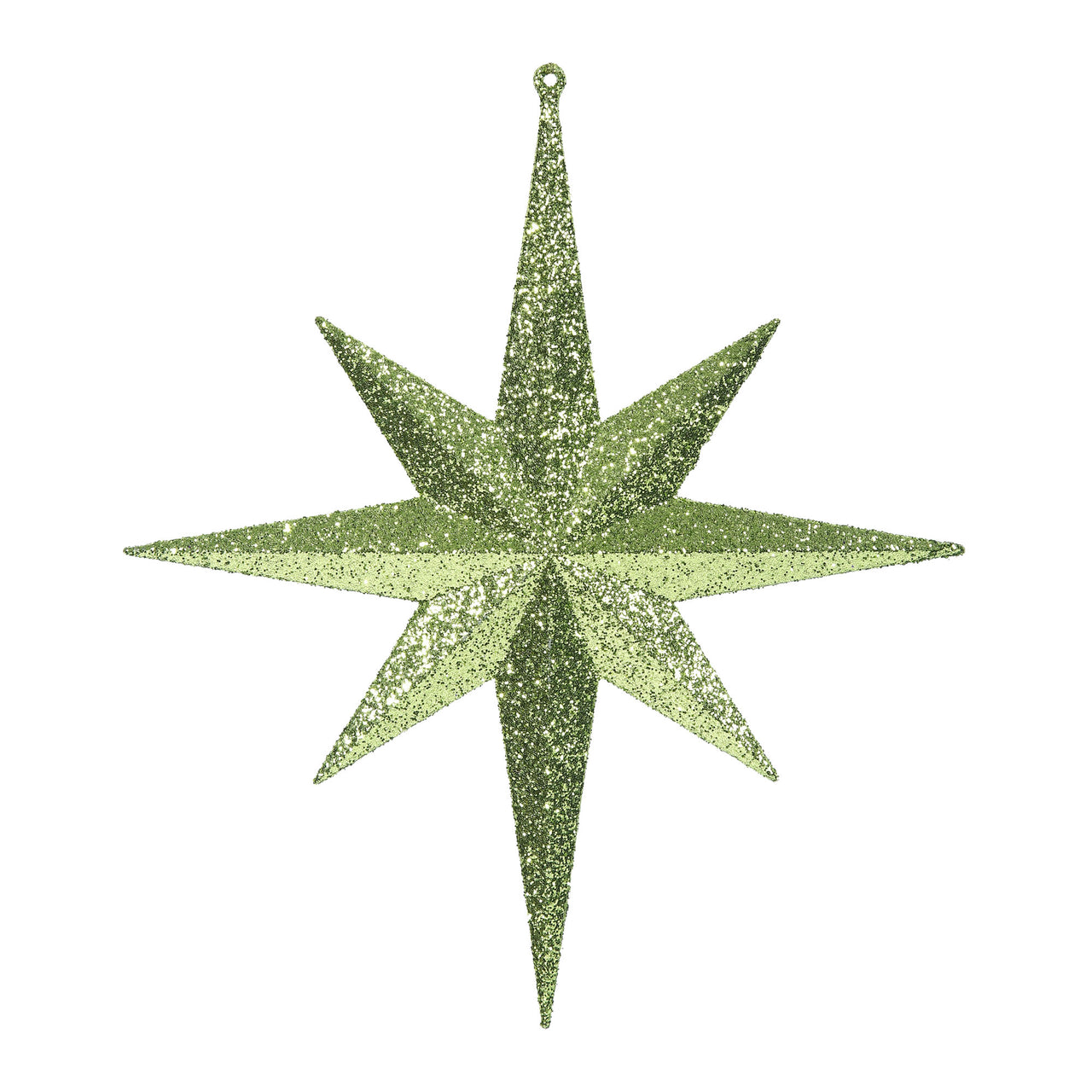 12" Lime Glitter Bethlehem Star