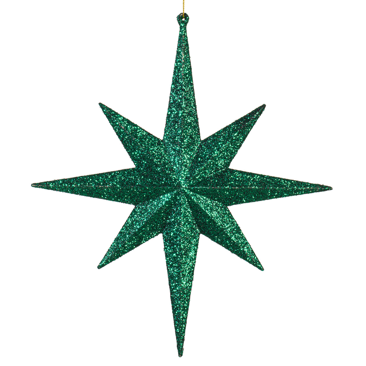 12" Emerald Glitter Bethlehem Star