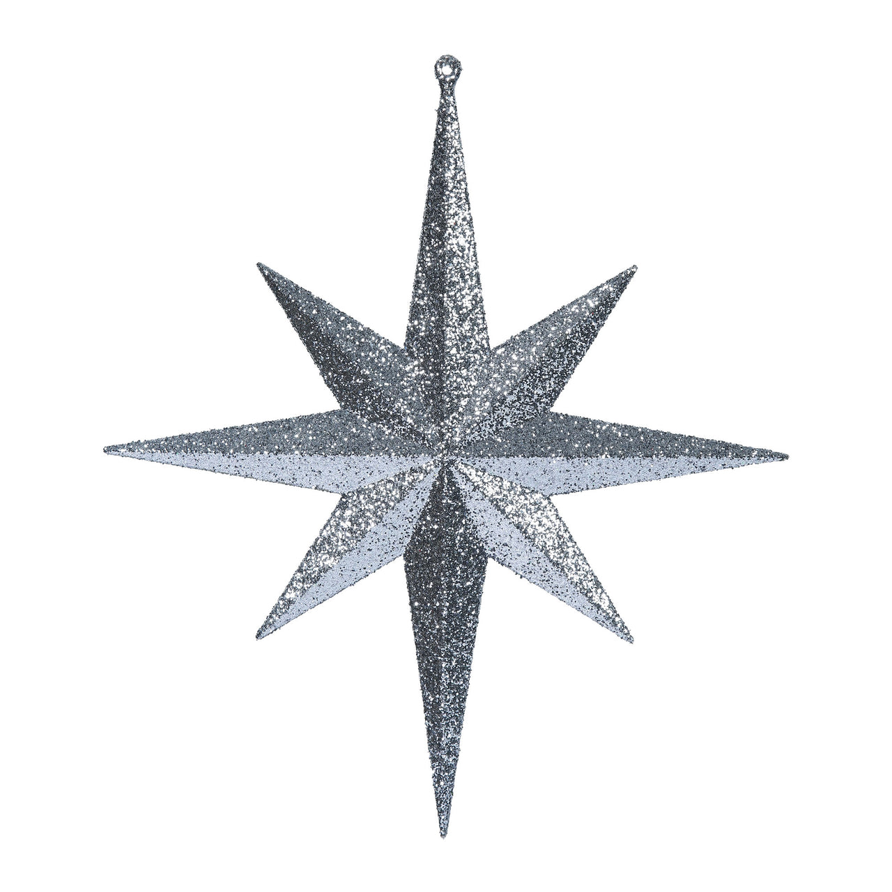 12" Pewter Glitter Bethlehem Star