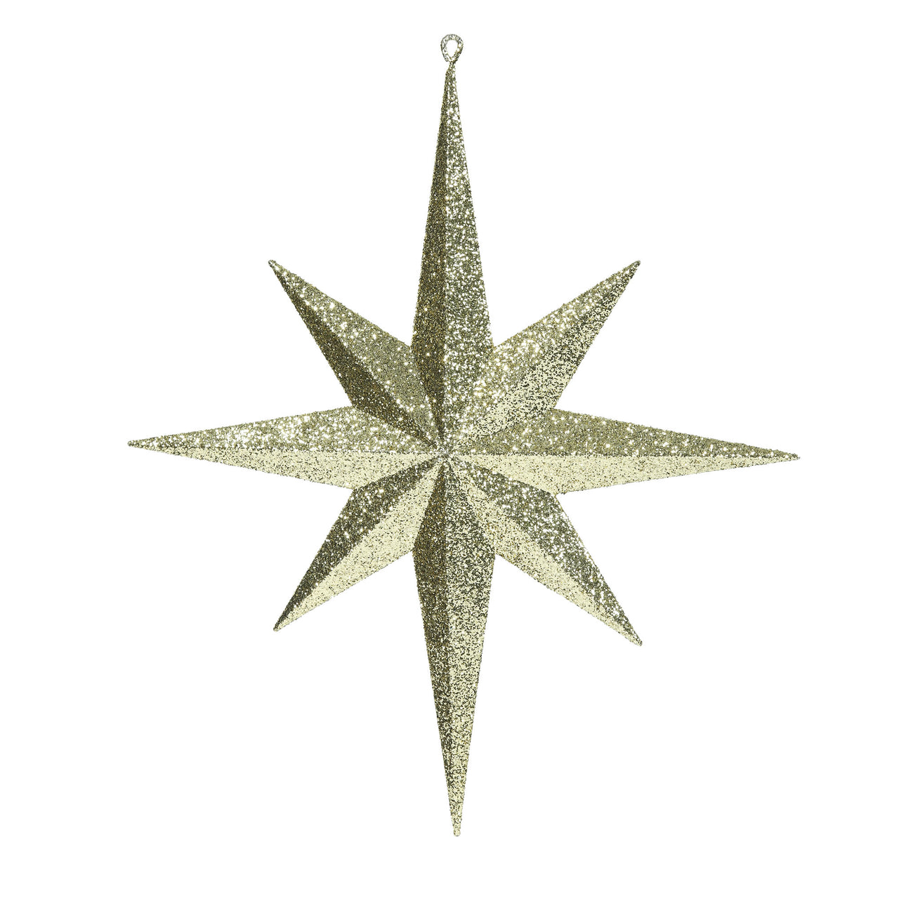 15.75" Gold Glitter Bethlehem Star