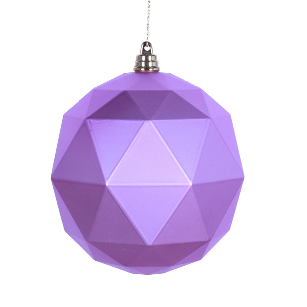 6" Orchid Matte Geometric Ball
