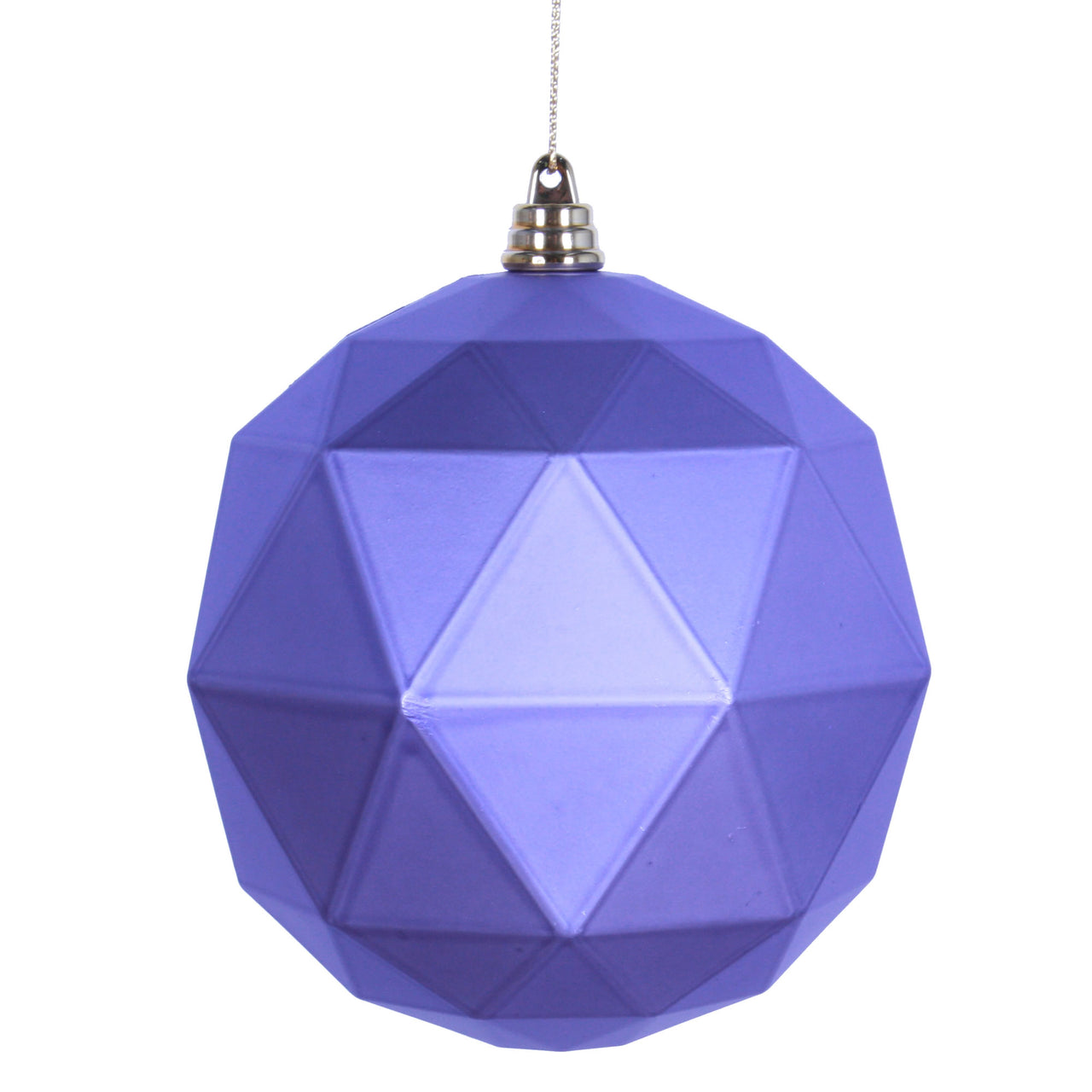 6" Lavender Matte Geometric Ball