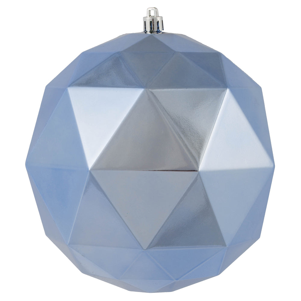 6" Periwinkle Shiny Geo Ball
