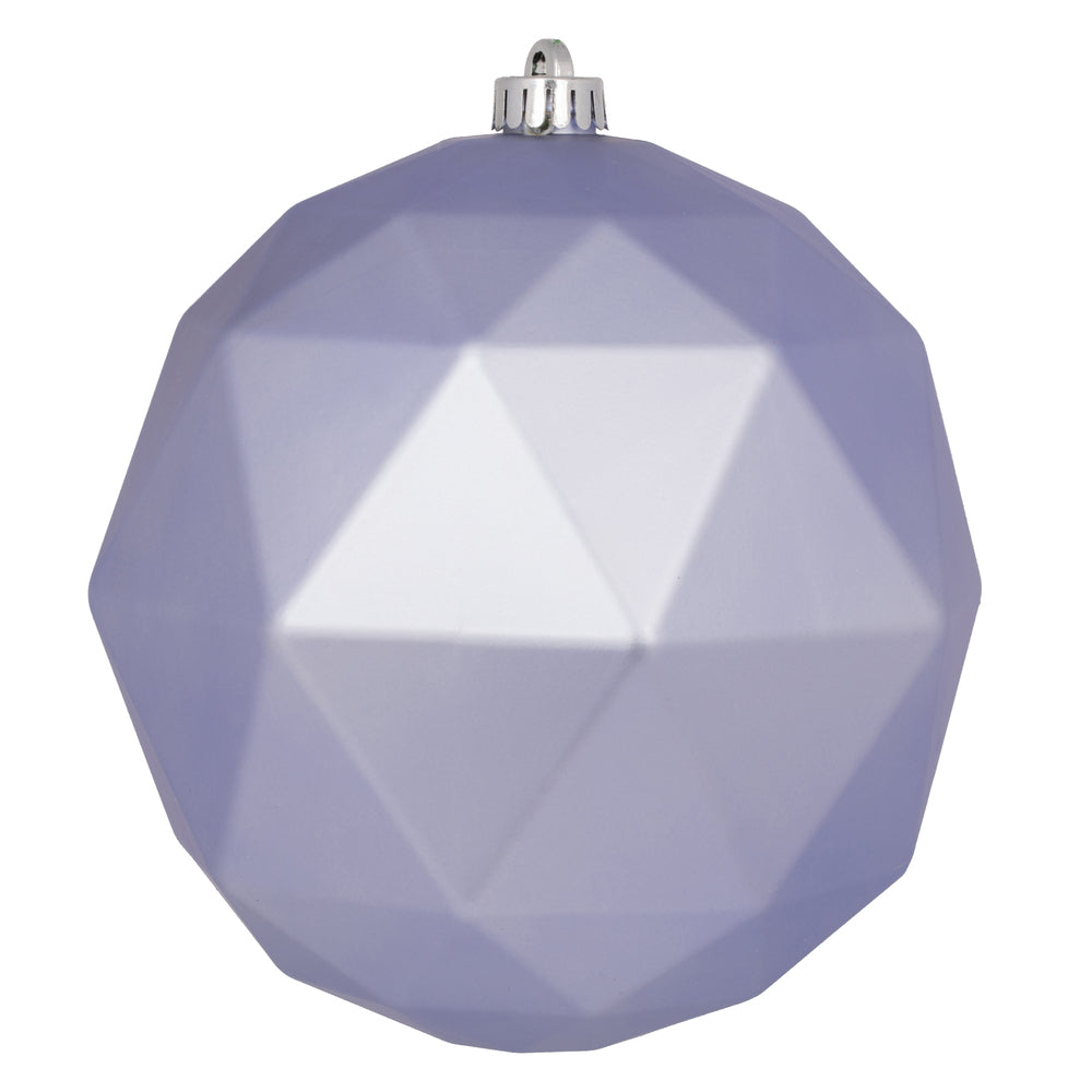 8" Lilac Matte Geometric Ball