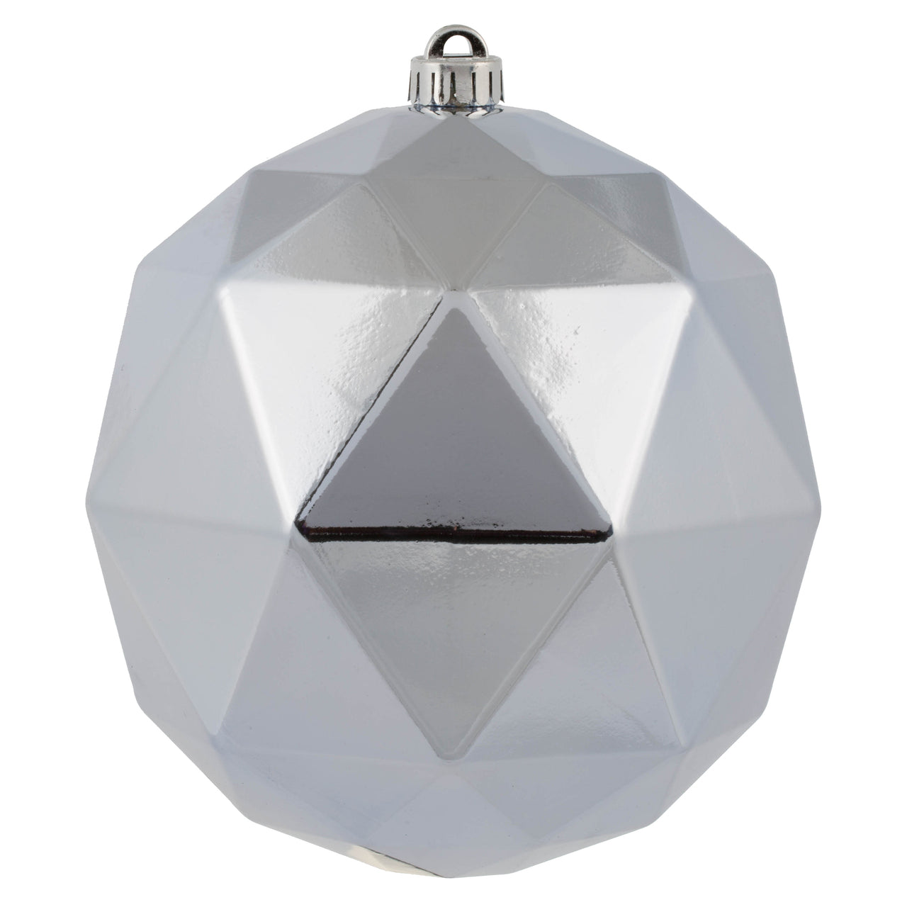 8" Lilac Shiny Geometric Ball