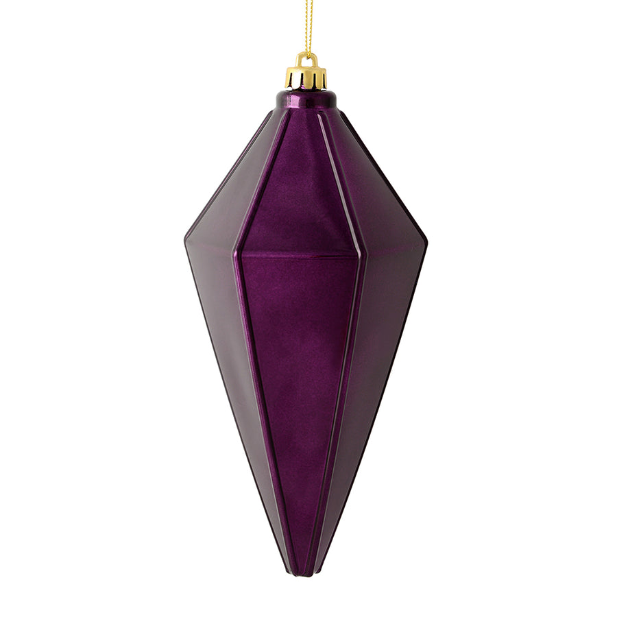 7" Lilac Shiny Lantern Ornament