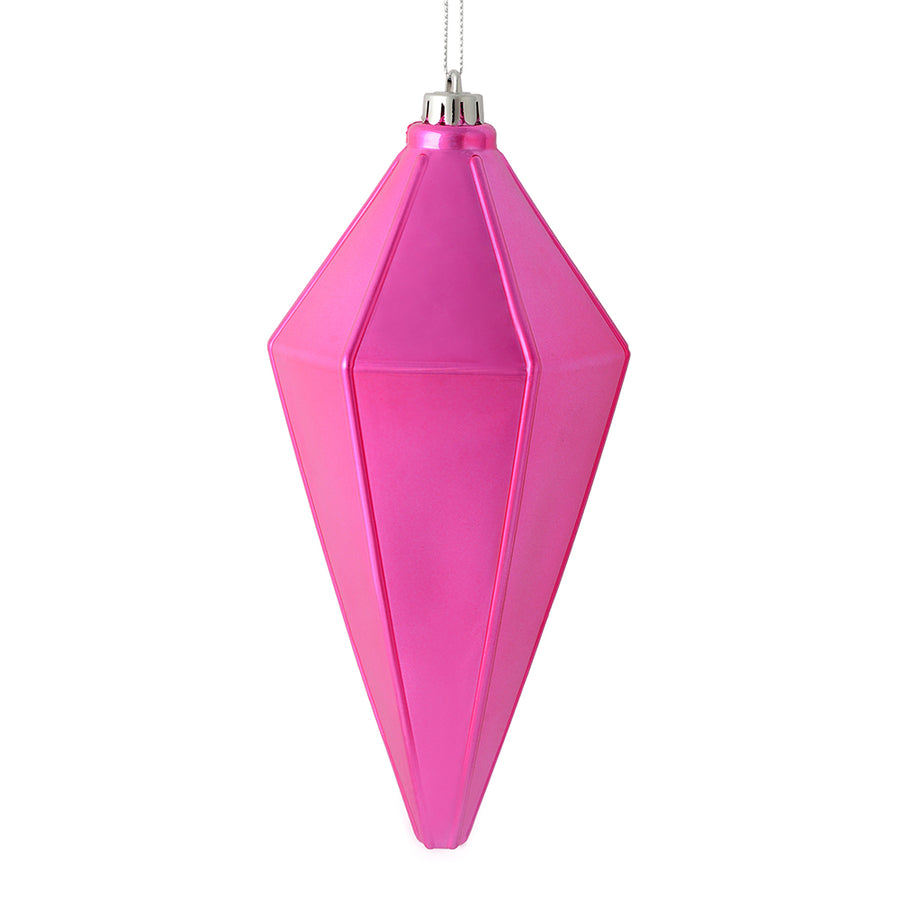 7" Mauve Shiny Lantern Ornament