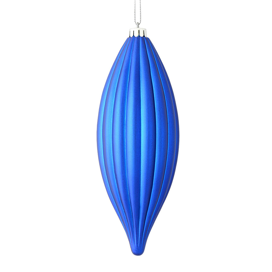 8" Blue Matte Line Finial