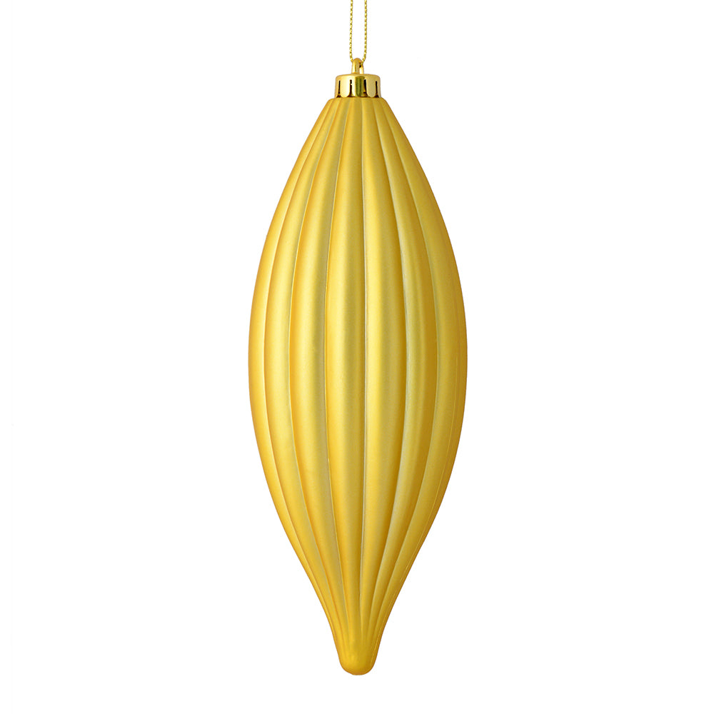 8" Gold Matte Line Finial