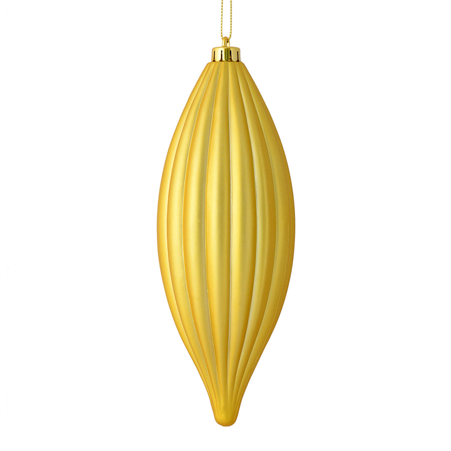 8" Gold Matte Line Finial