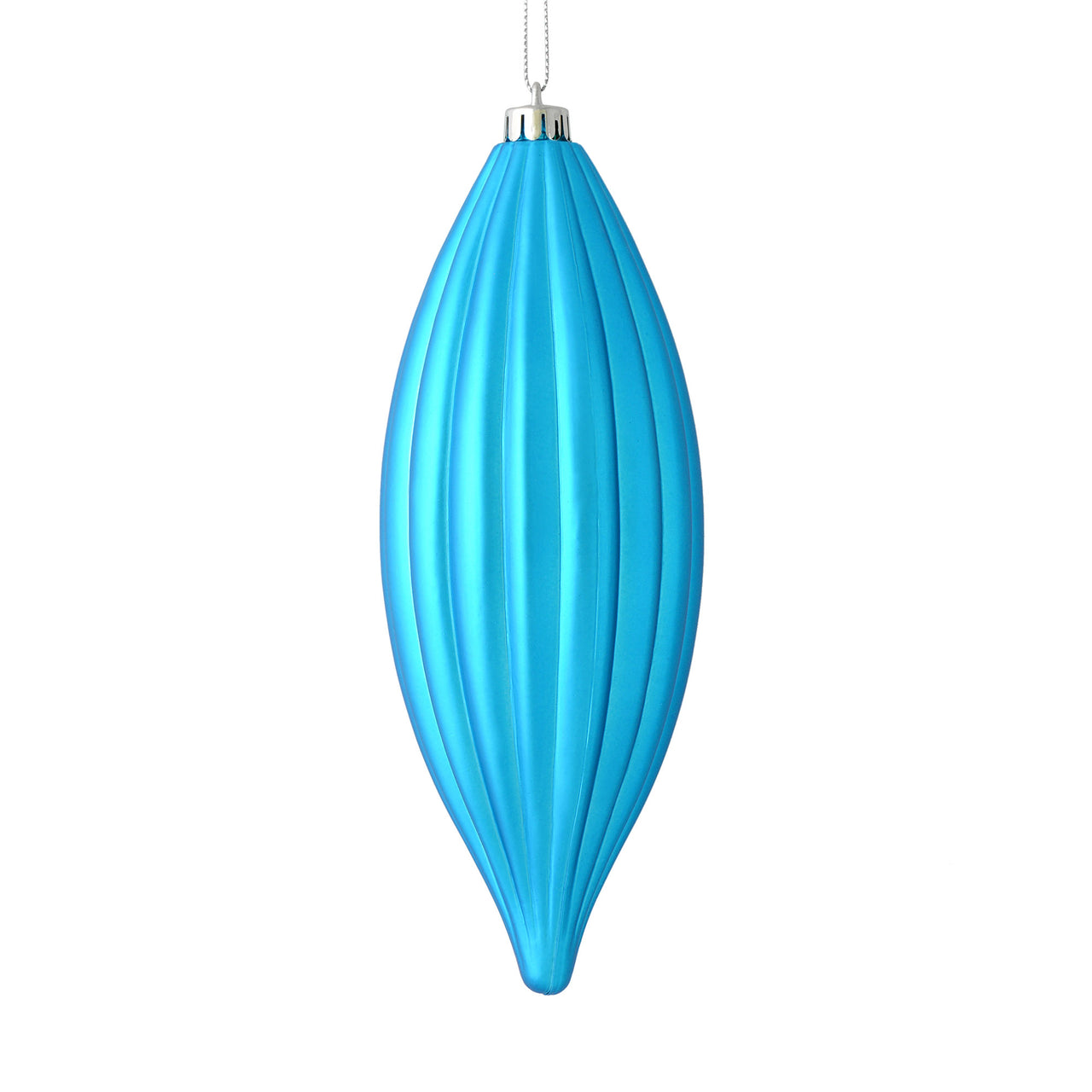 8" Turquoise Matte Line Finial