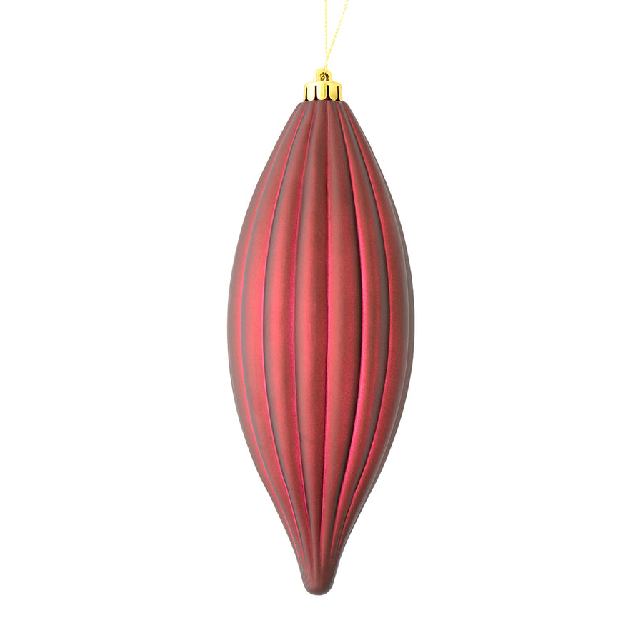 8" Wine Matte Line Finial