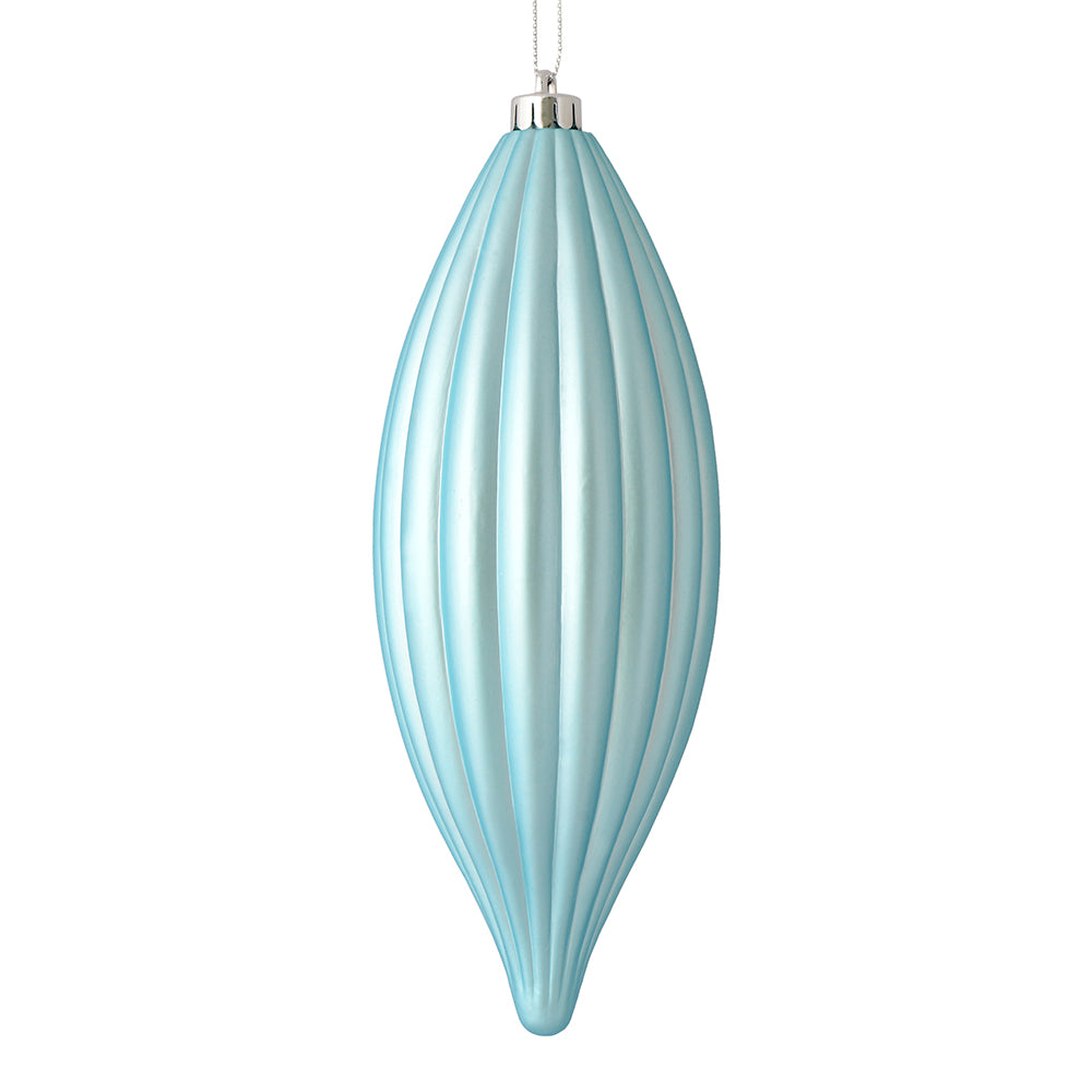 8" Baby Blue Matte Line Finial