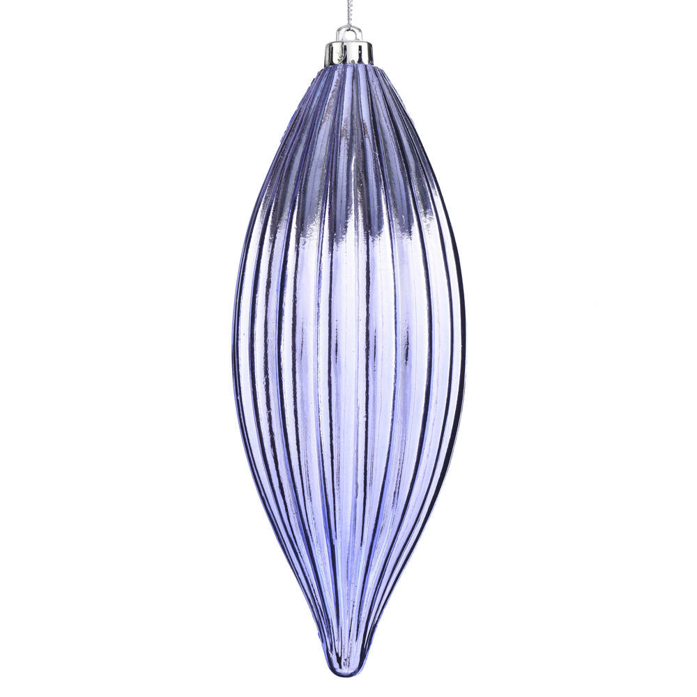 8" Lilac Shiny Line Finial