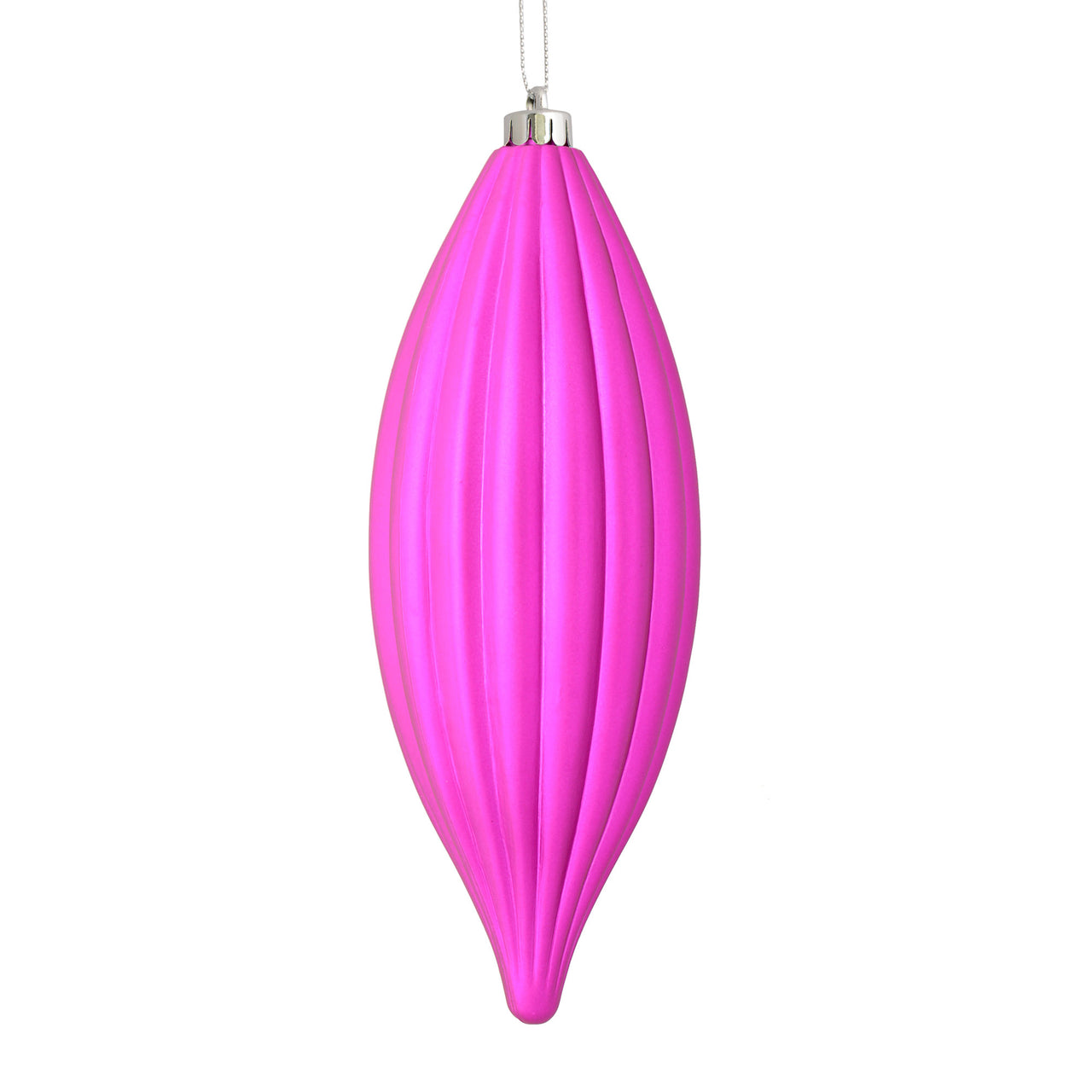 8" Fuchsia Matte Line Finial