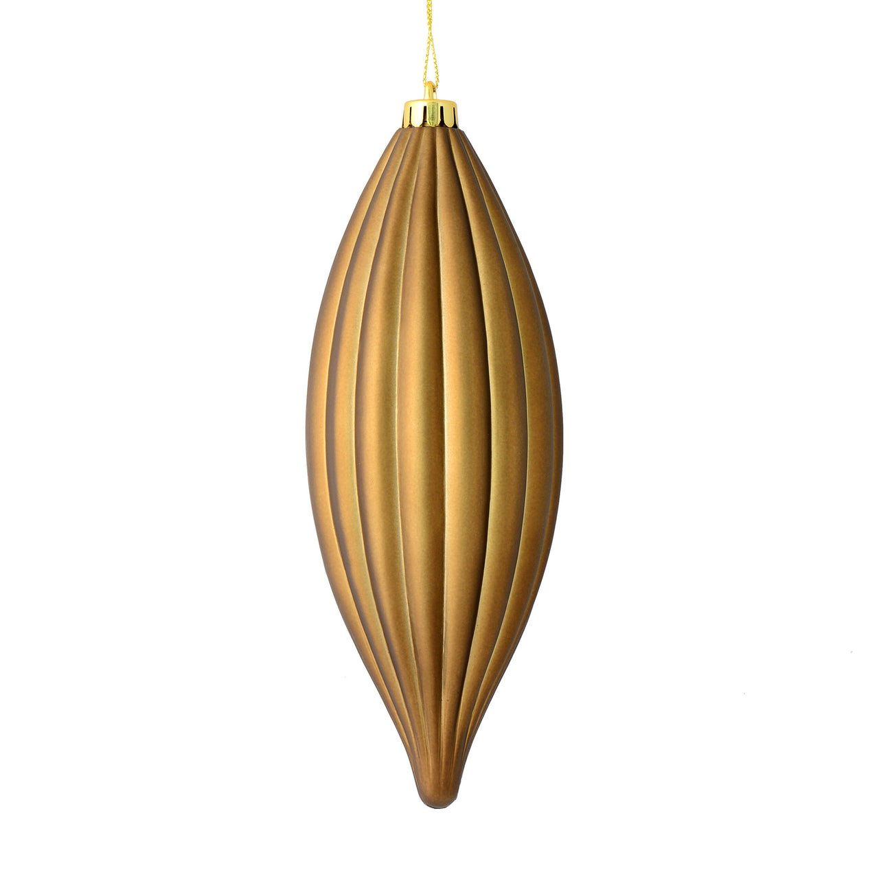8" Mocha Matte Line Finial