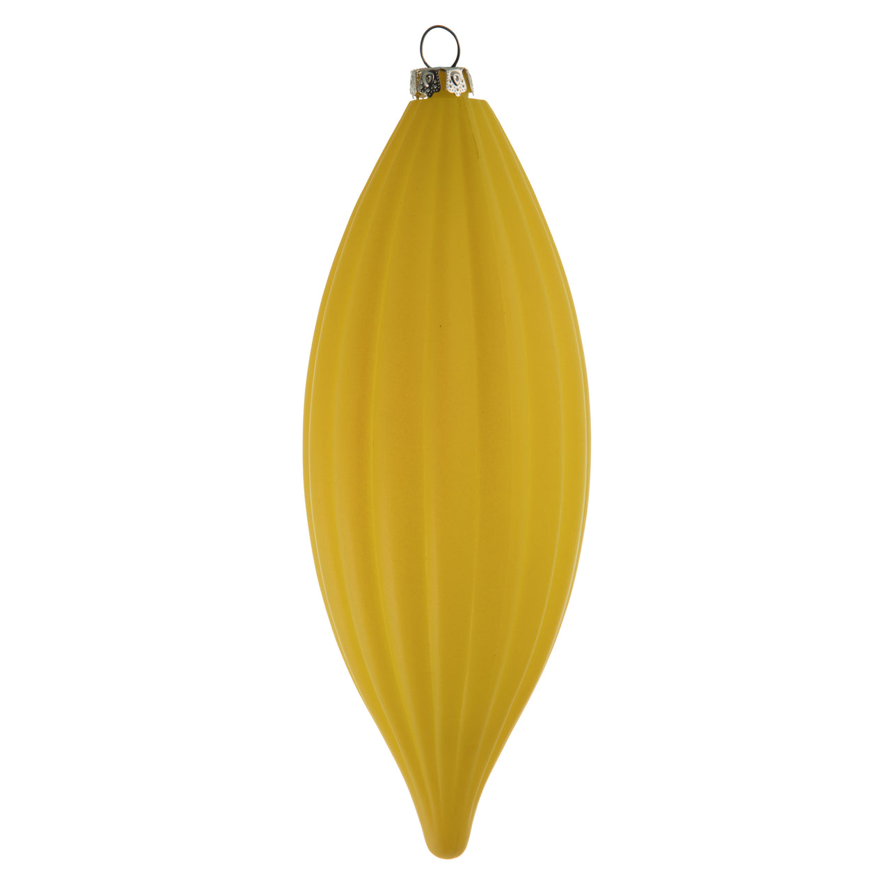8" Yellow Matte Line Finial