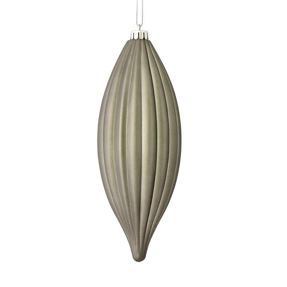 8" Pewter Matte Line Finial