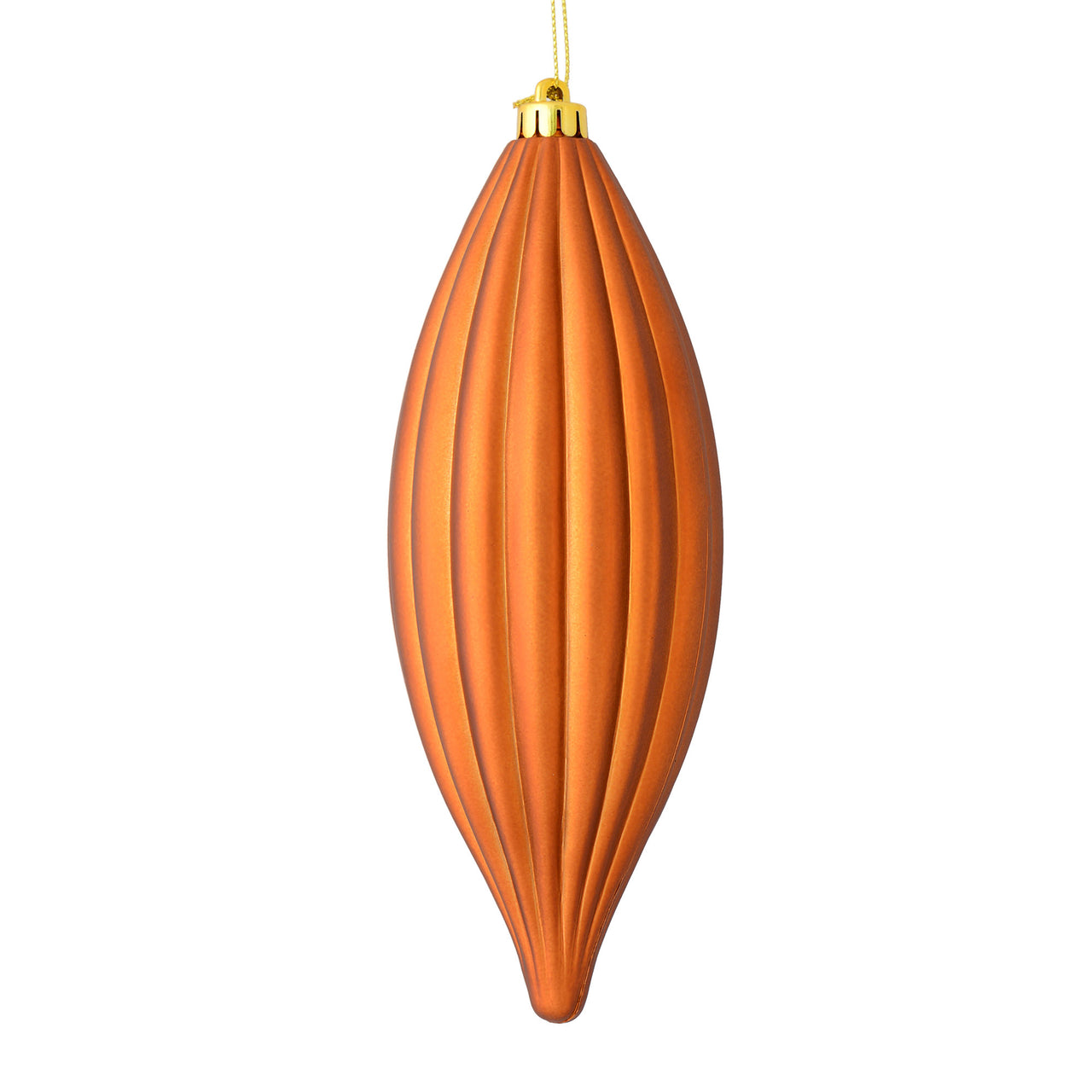 8" Copper Matte Line Finial