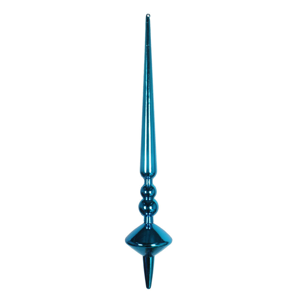12" Turquoise Shiny Cupola Finial