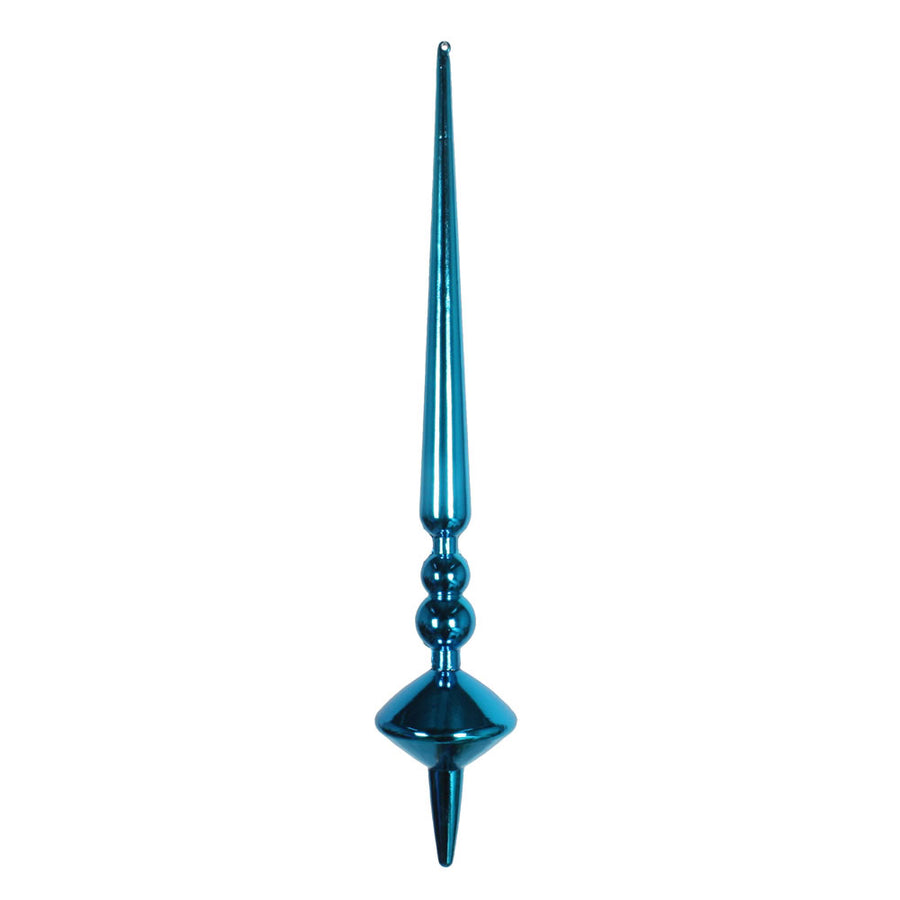 12" Turquoise Shiny Cupola Finial