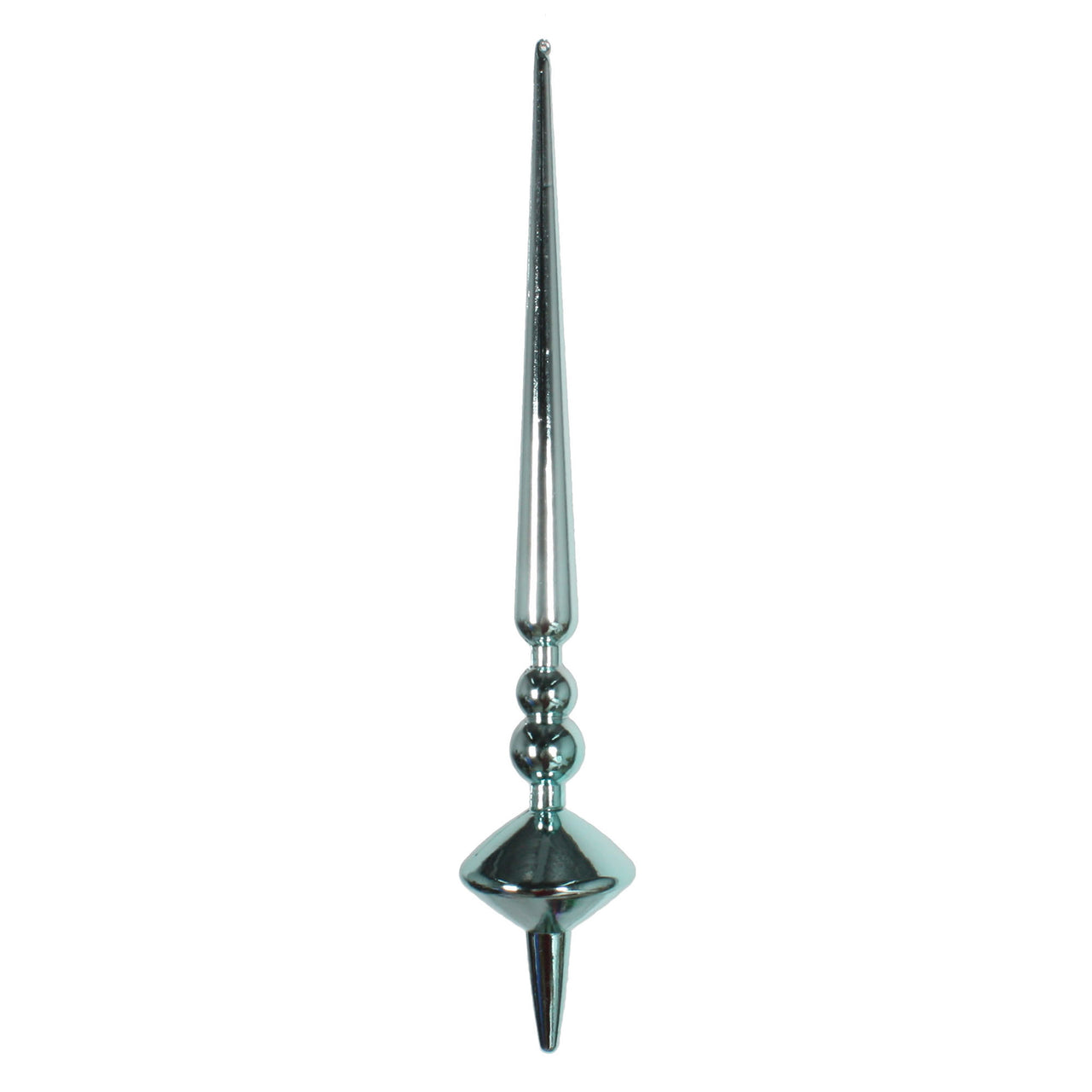 12" Baby Blue Shiny Cupola Finial