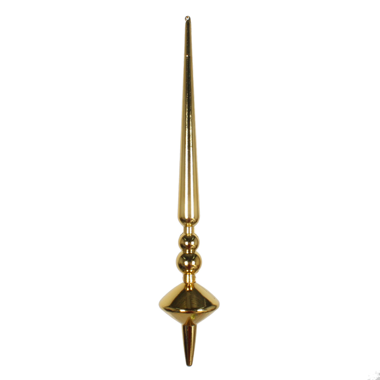 12" Honey Gold Shiny Cupola Finial