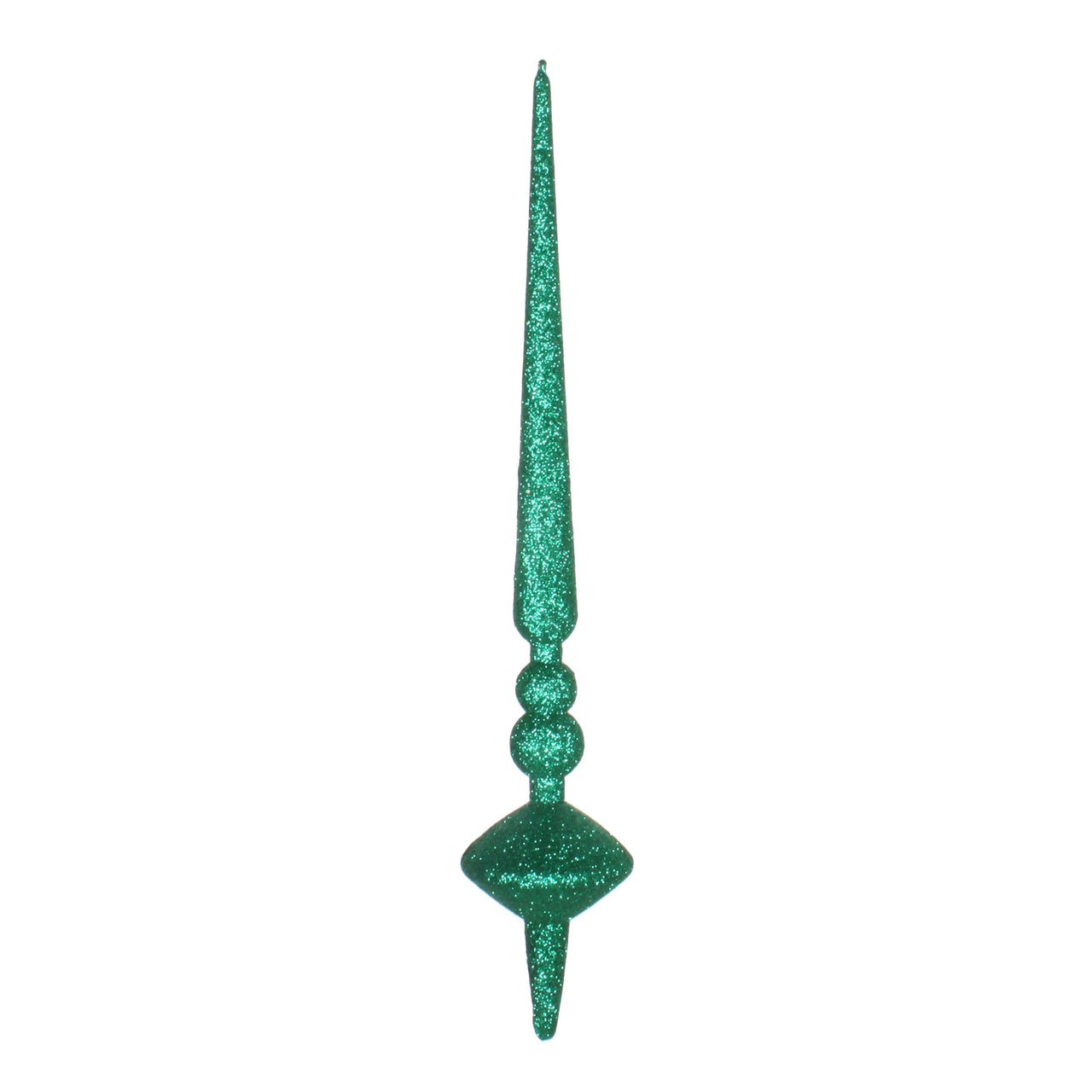 12" Seafoam Green Glitter Cupola Finial