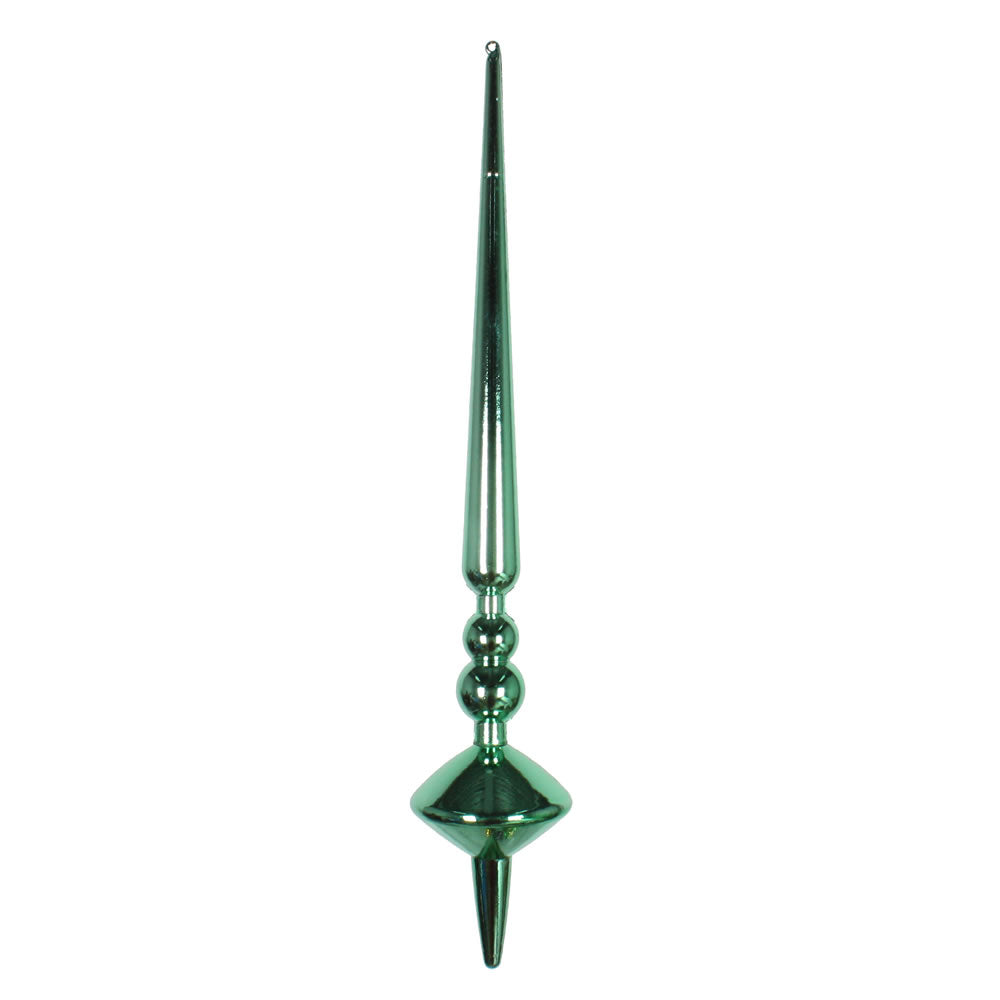 12" Seafoam Green Shiny Cupola Finial 3/