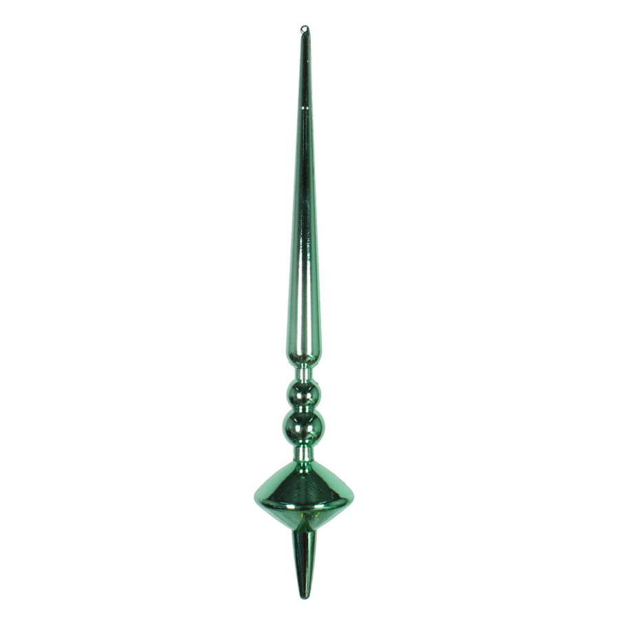 12" Seafoam Green Shiny Cupola Finial 3/