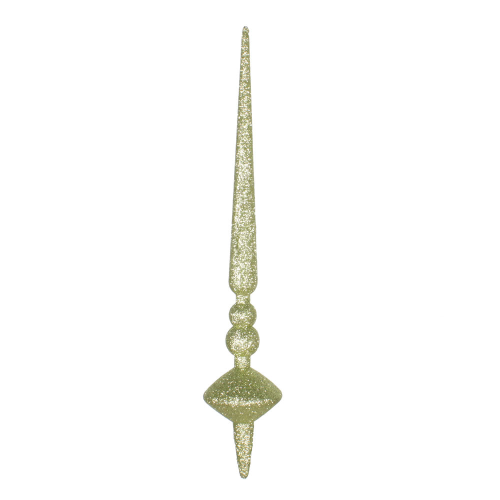 12" Celadon Glitter Cupola Finial
