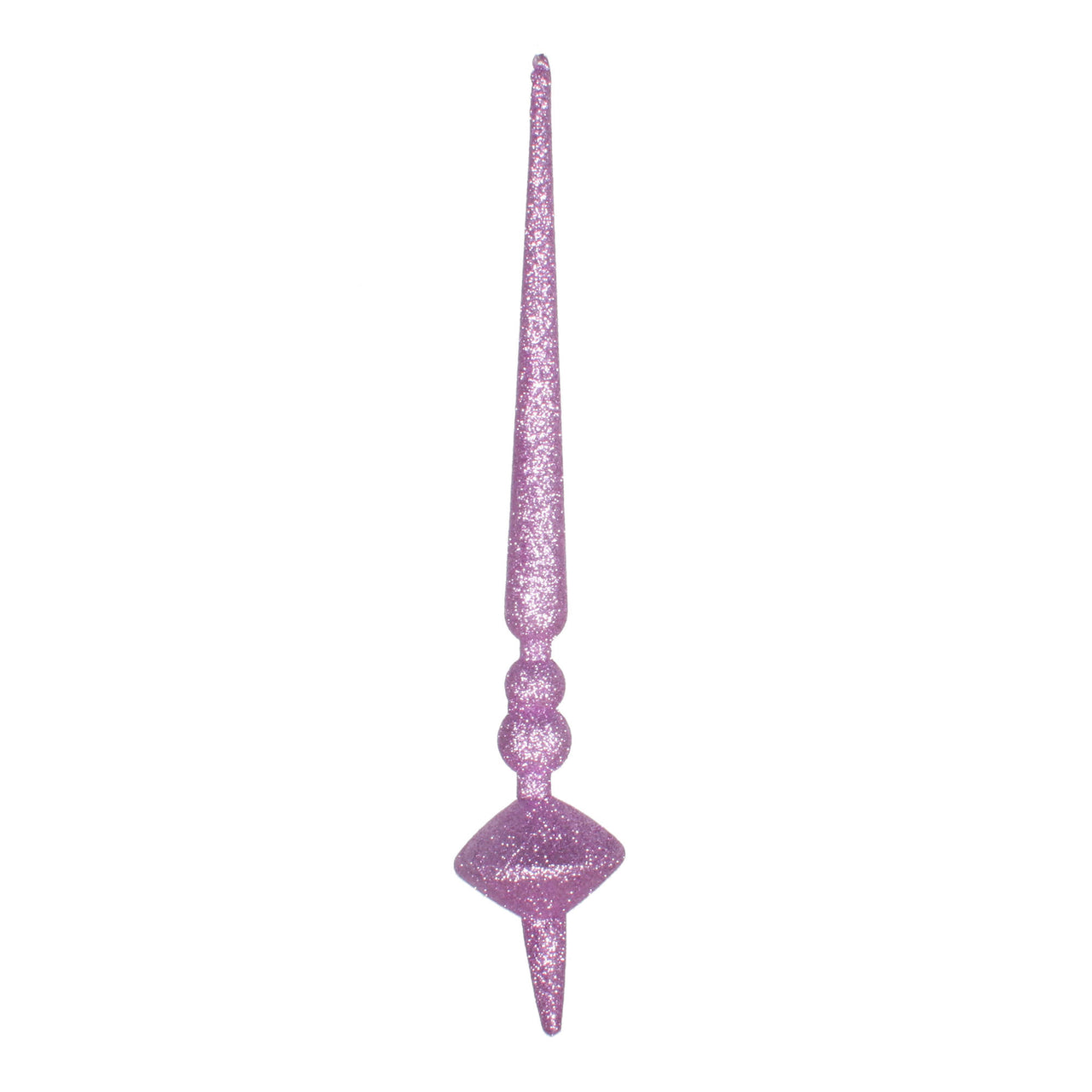 12" Orchid Glitter Cupola Finial