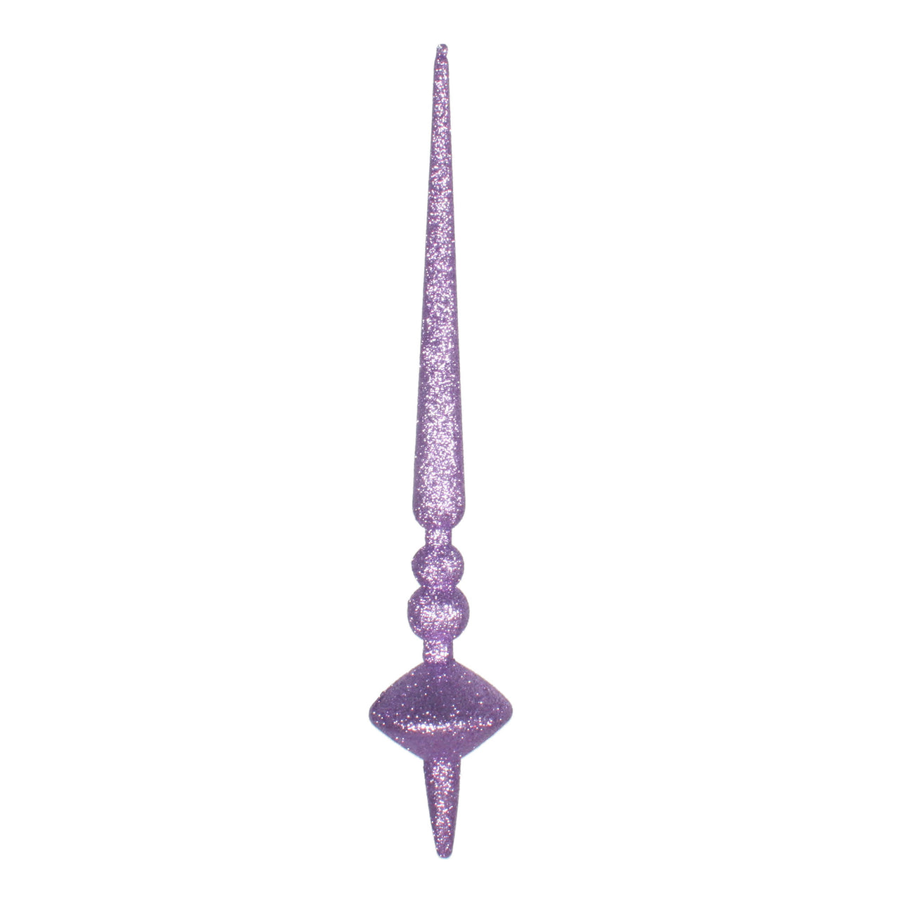 12" Lavender Glitter Cupola Finial