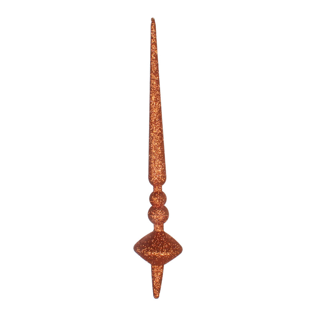 12" Copper Glitter Cupola Finial