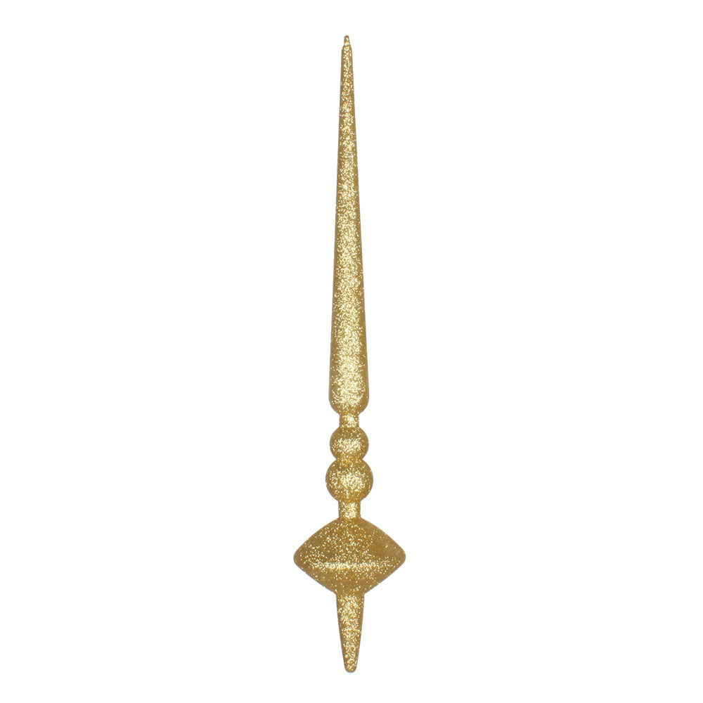 18" Gold Glitter Cupola Finial