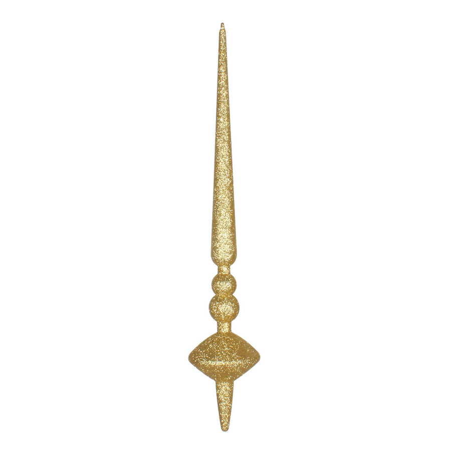 18" Gold Glitter Cupola Finial