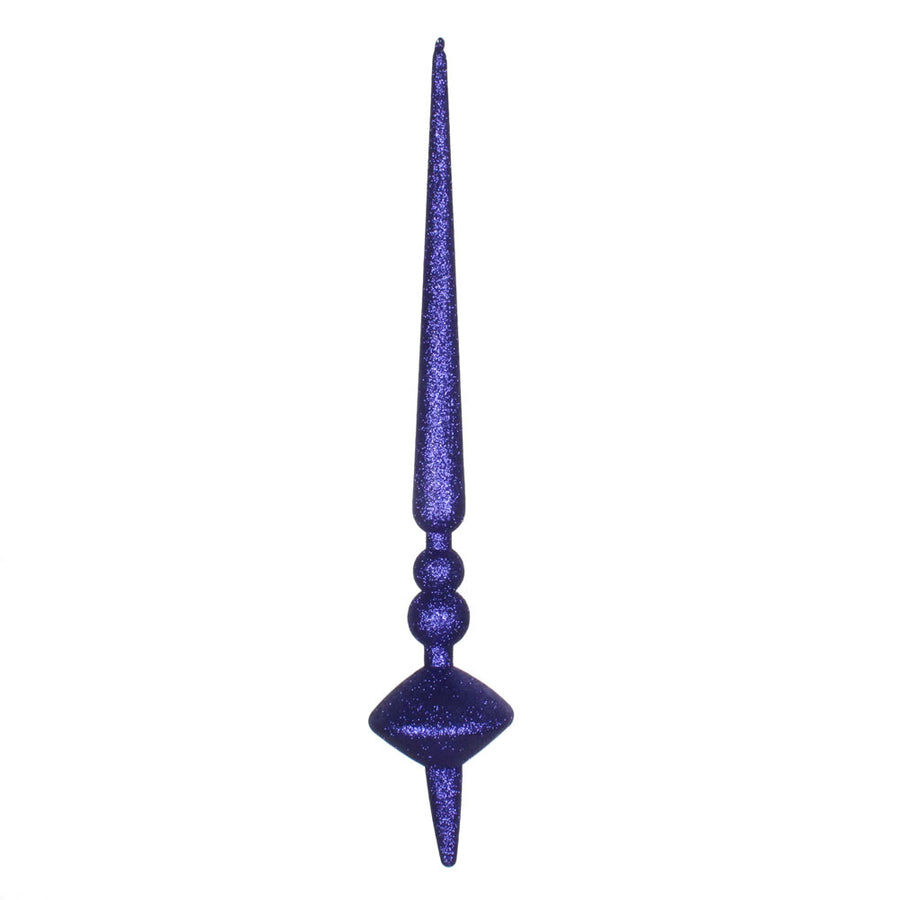 18" Cobalt Blue Glit Cupola Finial