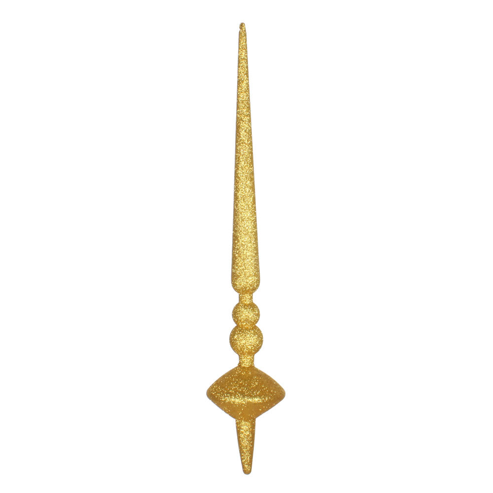 18" Honey Gold Glitter Cupola Finial