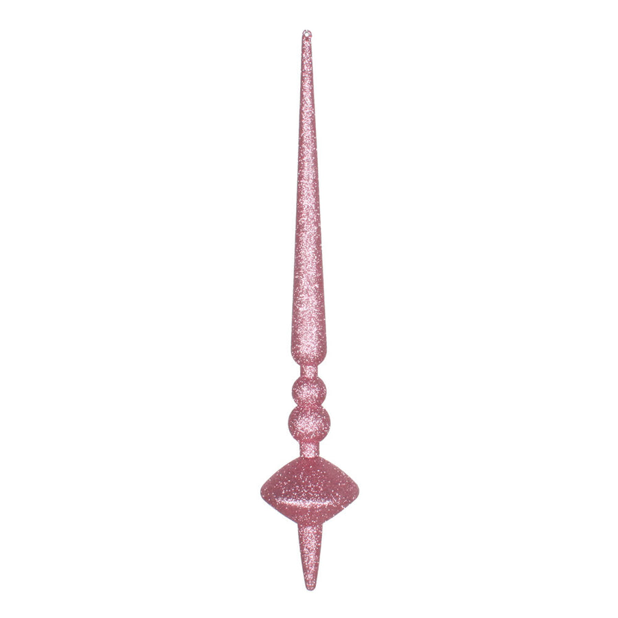 18" Mauve Glitter Cupola Finial