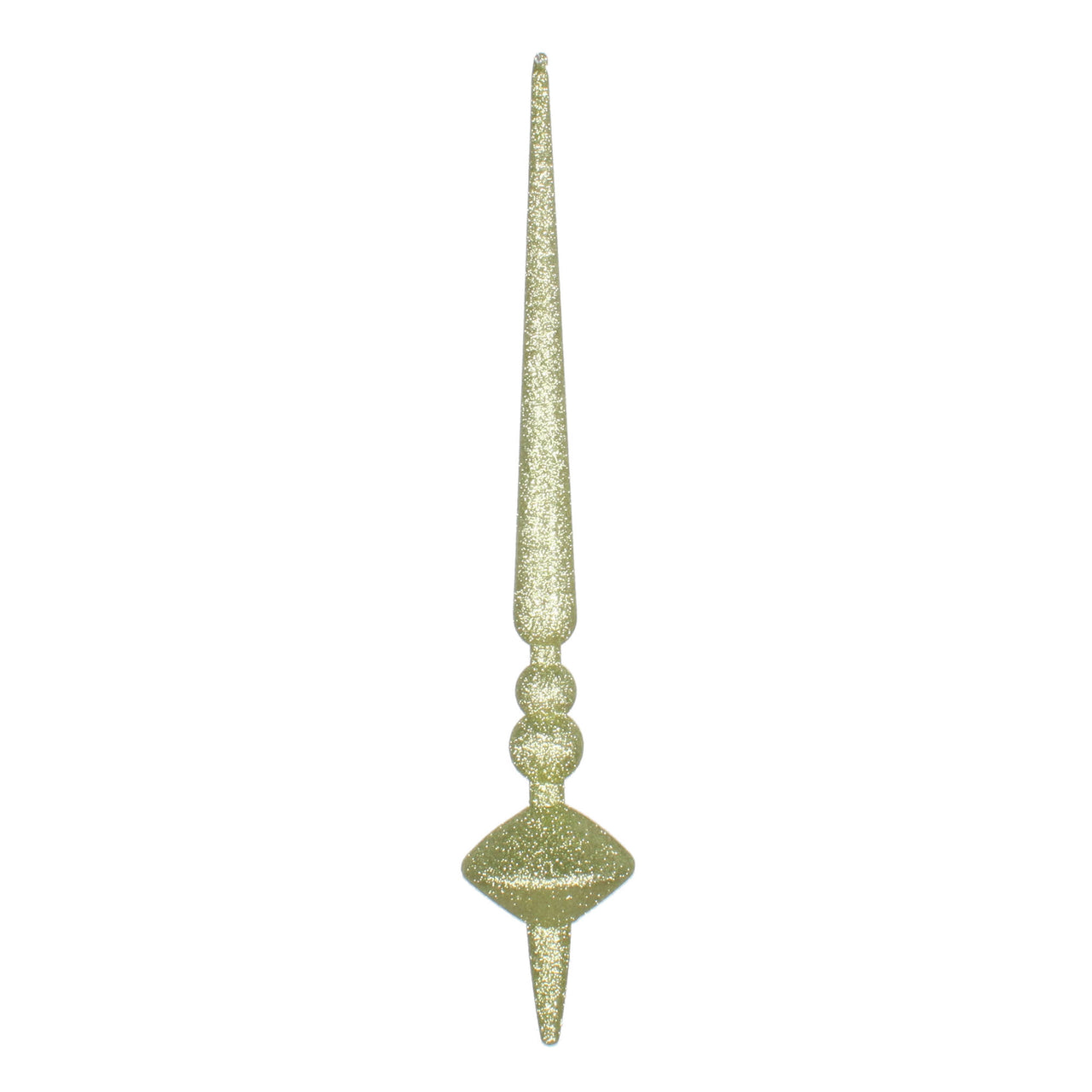 18" Celadon Glitter Cupola Finial