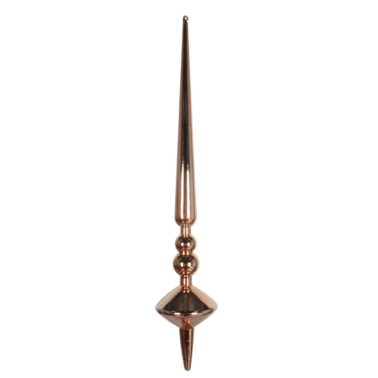 18" Rose Gold Shiny Cupola Finial
